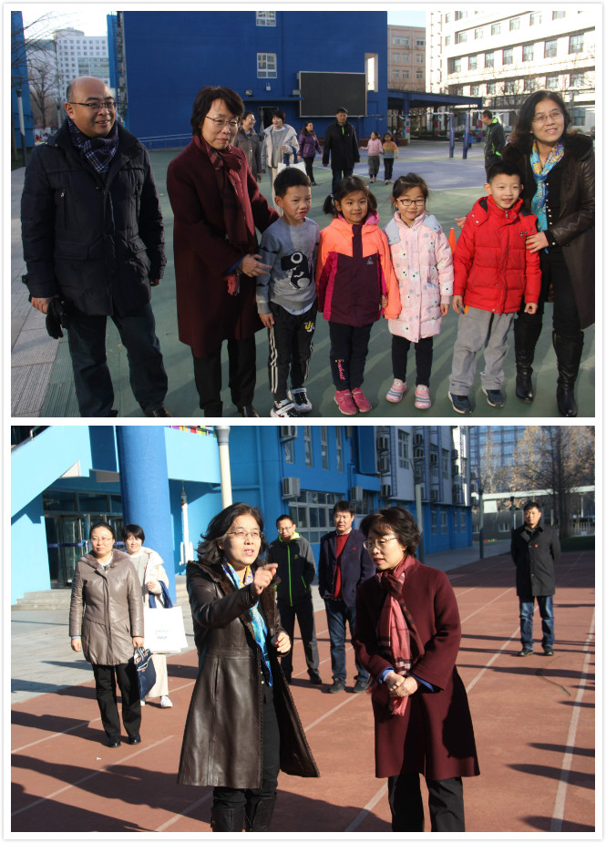 曹书记在小学部调研